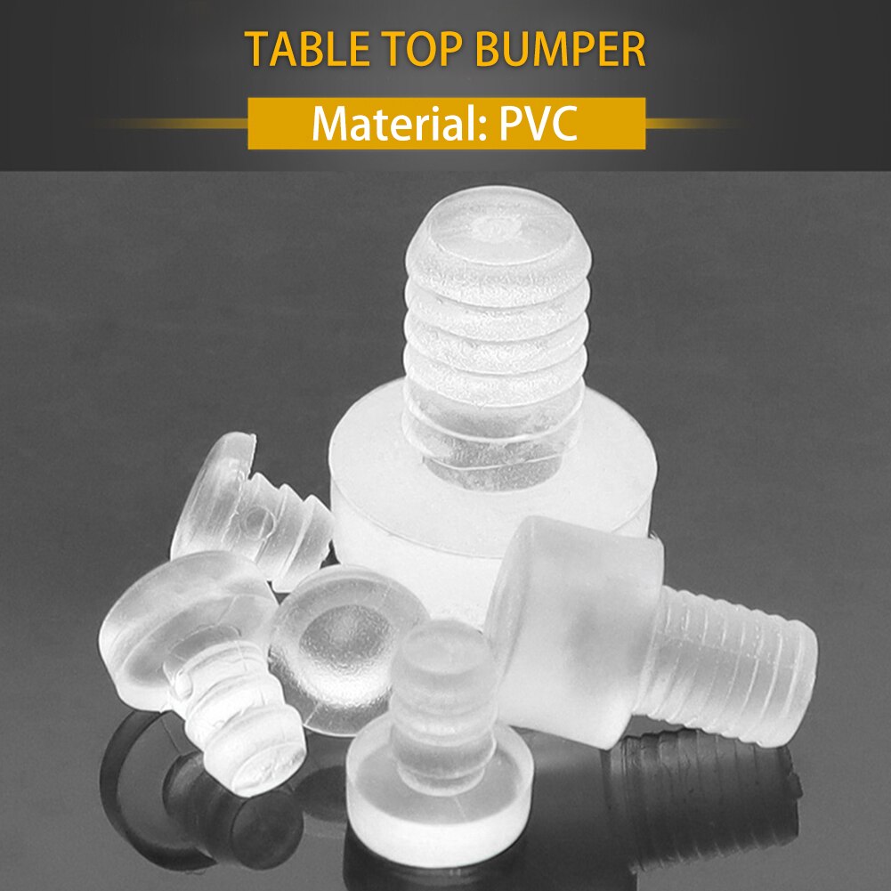 150 Stuks Pluggen Zachte Anti Collision Ingebed Glazen Tafel Top Bumpers Clear Spacers Thuis Patio Pvc Kast Accessoires 5 Maten