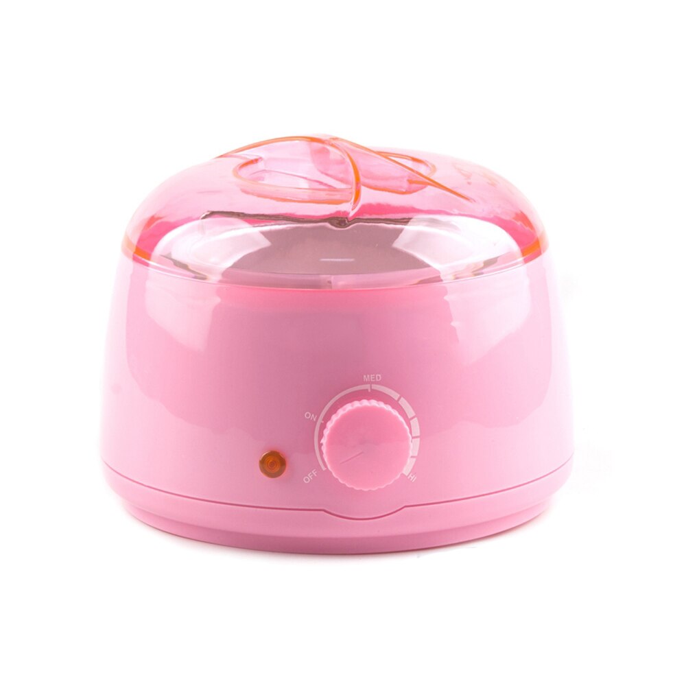 Wax Heater Warmer Wax-melt Machine Set Waxing Kit for Hair Removal Wax Beans Bead Heating Machine Paraffin Depilatory Epilator: W1 Pink