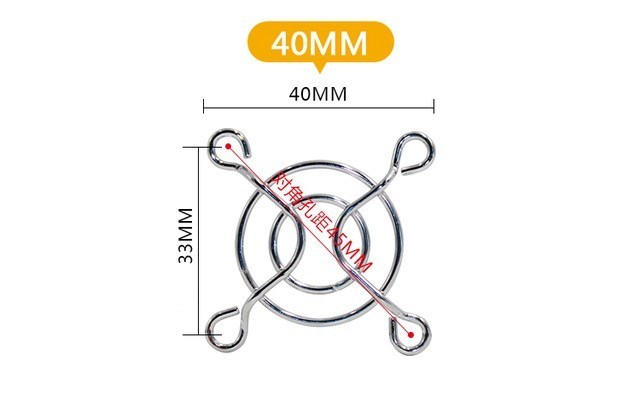 Cooling Fan Guard Metal Grill Computer Cover Fan Grill 30mm 40mm 50mm 60mm 70mm 80mm 90mm 120mm 135mm 140mm 170mm 200mm: green