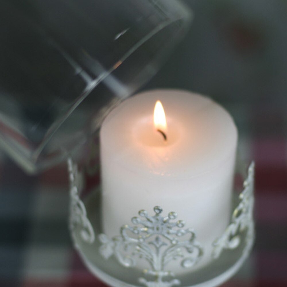 candelero con soporte de cubitos para velas, candelabro con Base de Metal, candelabro grande de cristal, soportes para velas de boda, decoración de escritorio