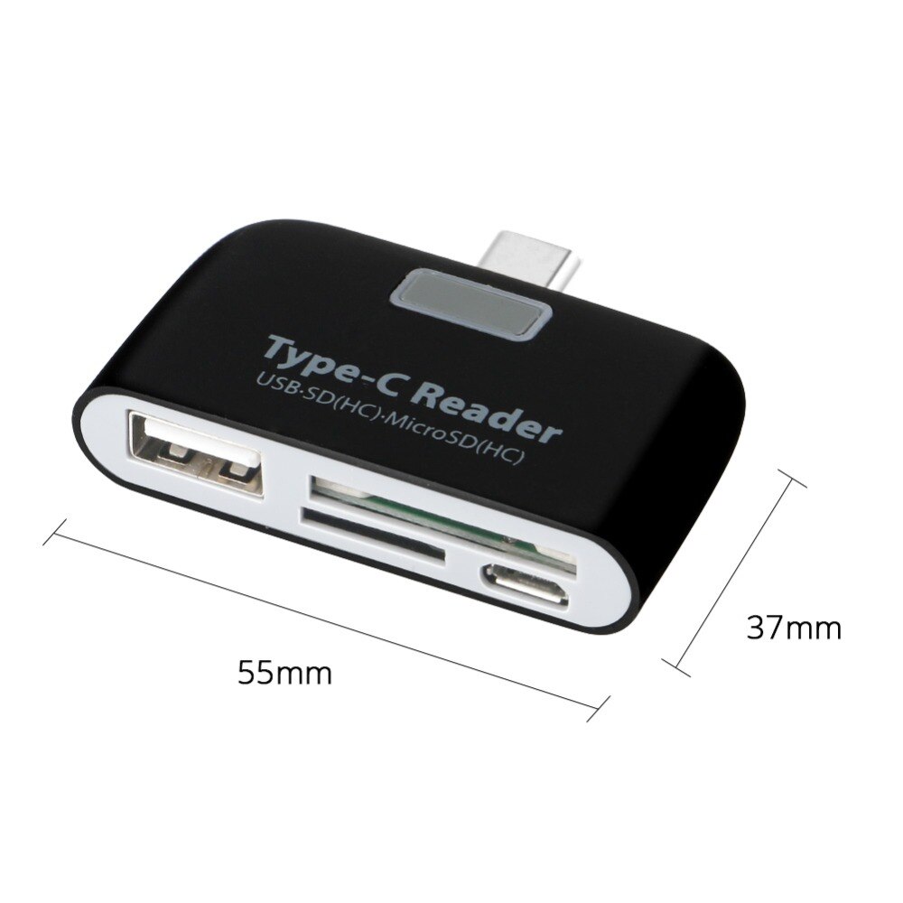 USB 3.1 Tipo C USB-C per TF Micro SD lettore di Schede di OTG Per Macbook Tipo-c Cellulari Notebook Google tablet Finestre Del Computer