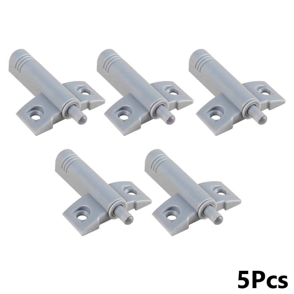 5 Sets Kitchen Cabinet Door Drawer Soft Quiet Close Closer Damper Buffers Noise Reduce + Screws Door Stops Hardware: Gray