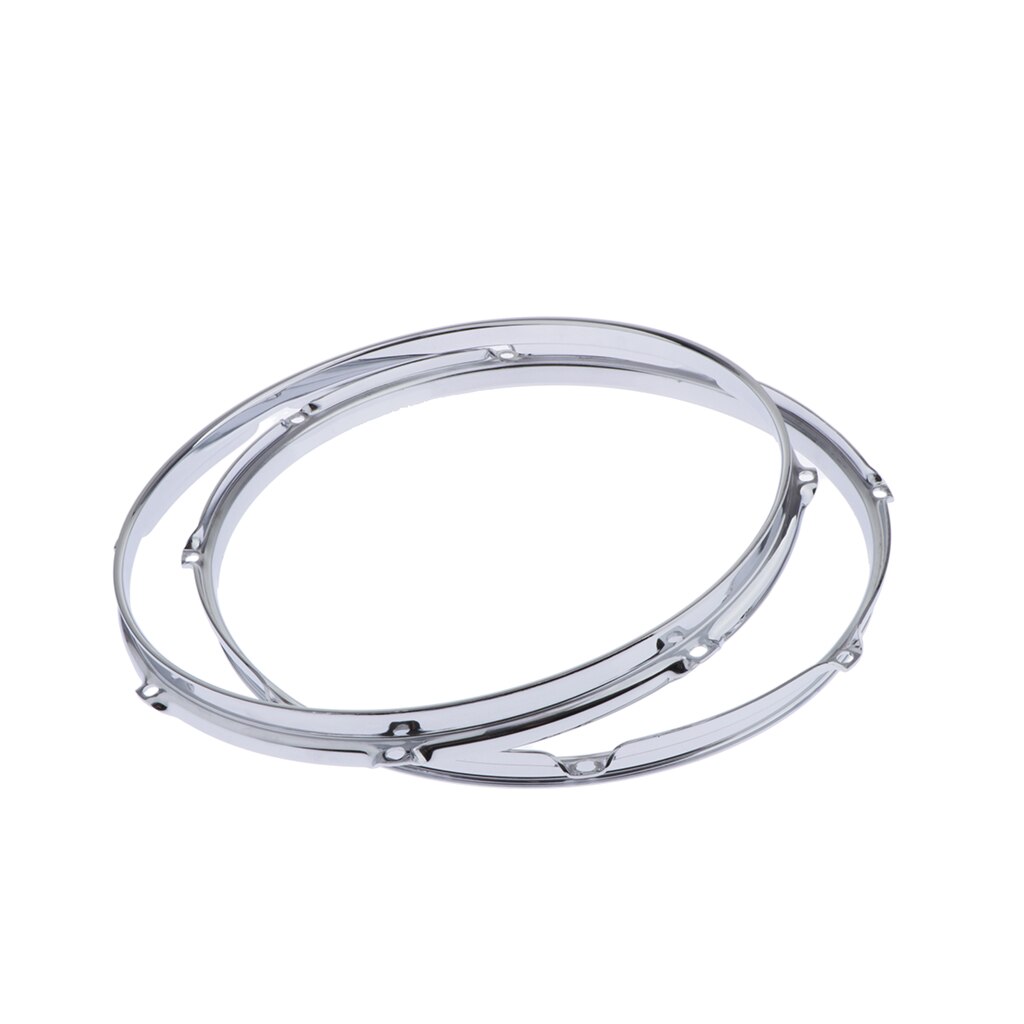 14in 8 Hole Tom Drum Die Cast Hoop Set for Drum Build or Restoration 2.5mm