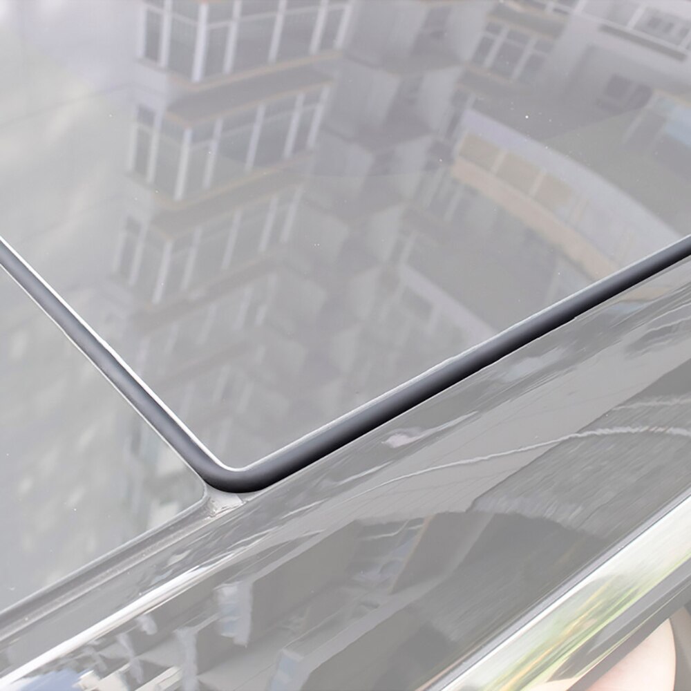 Car Skylight Sealing Strip Black Skylight Sealing Rubber With A Installation Panel