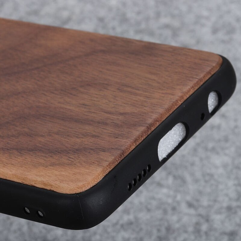 100% Natural Green Bamboo Wooden Hard Phone Cover For Huawei P30 Pro / P30 P40 Real Walnut Rosewood Cherry Wood Skin Cases