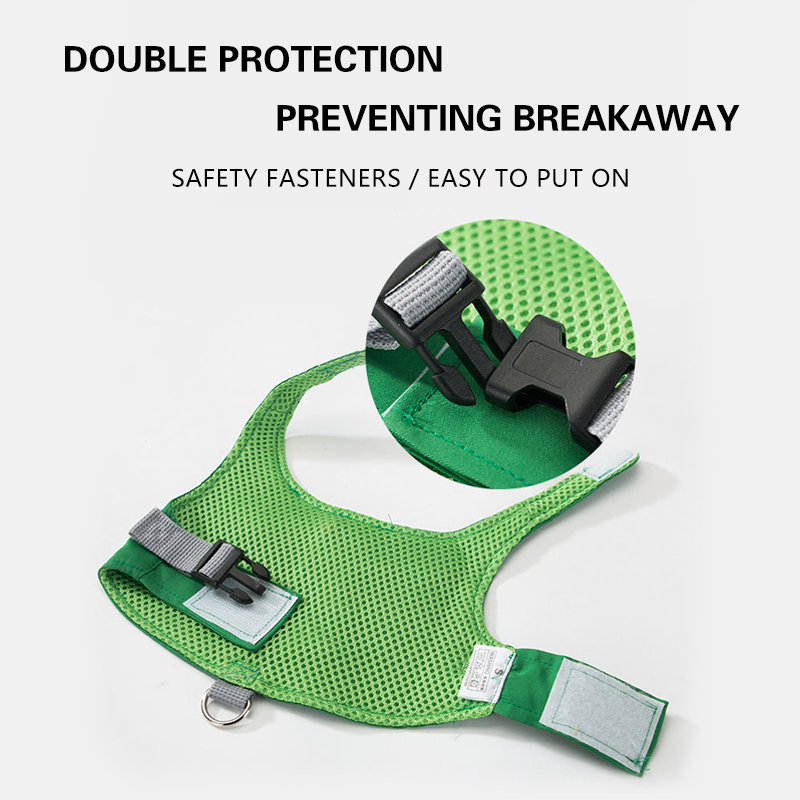 Bonito conjunto de correa de pecho para perro mascota, chaleco suave transpirable para cachorros, correas de arnés para perros pequeños y medianos, para entrenar y caminar Supp