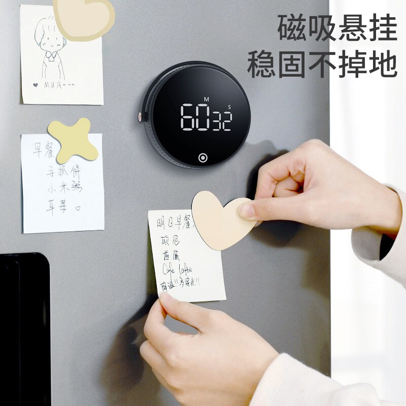 Kitchen Digital Timer for Cooking Shower Study Stopwatch LED Counter Alarm Remind Manual Electronic Countdown