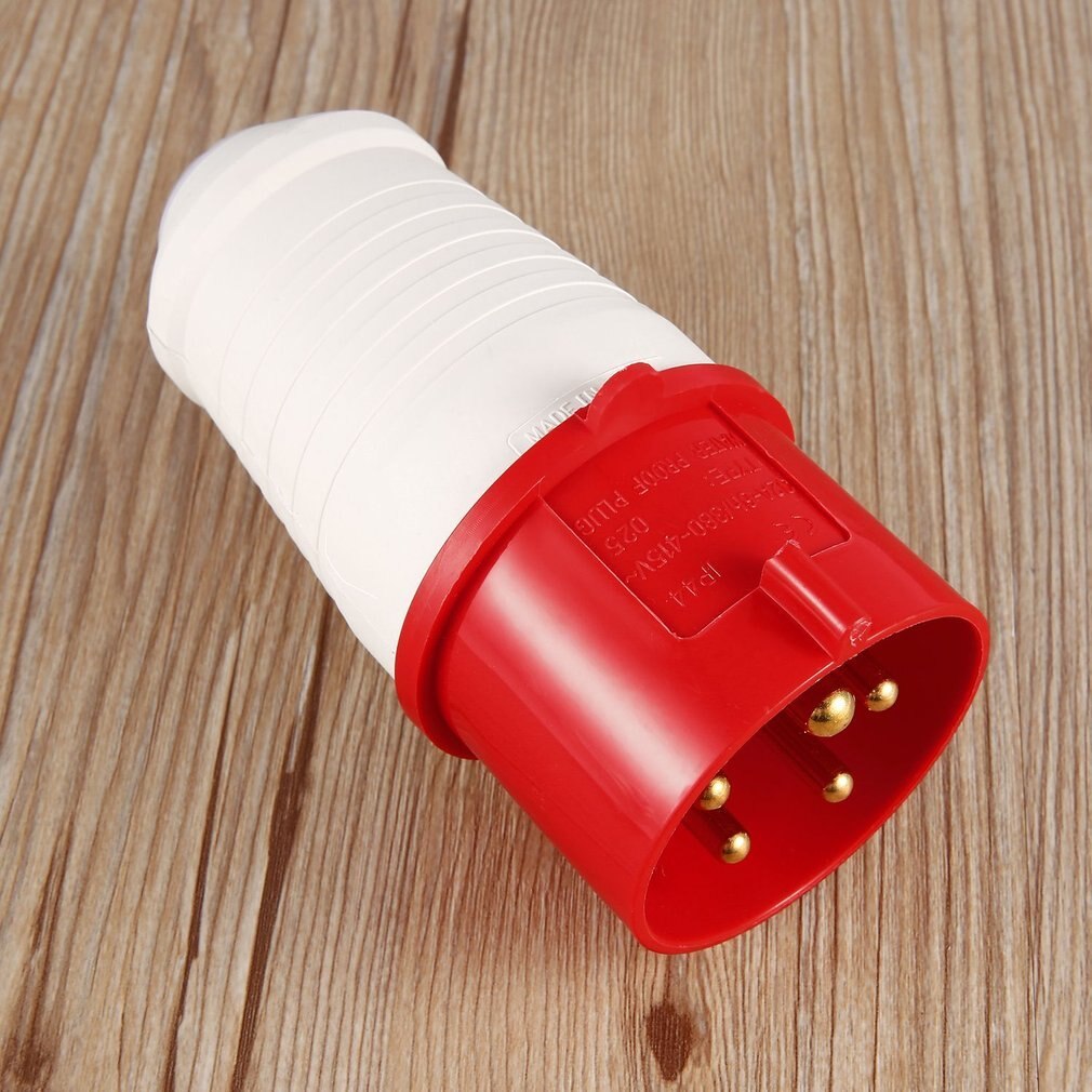 Rood 415V 32 Amp 5pin Industriële Plug & Muur Socket Waterdichte IP44 Plug Connector Socket 3 Fase 3 P + Aarde + Neutrale Mannelijke/Vrouwelijke