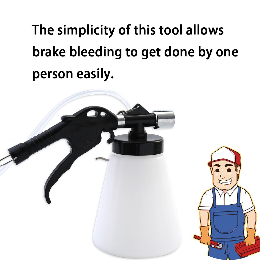 Car Repair Tools Car Brake Fluid Bleeder Tool Brake Oil Replacement Kit Plastic Adapters Brake and Clutch Bleeder
