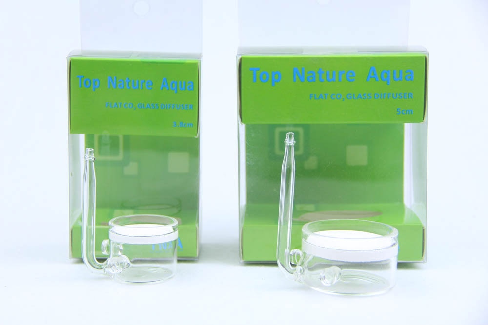 TNA Glas 2 in 1 CO2 diffuser verstuiver terugslagklep bubble counter aquarium water plant aquarium ADA stijl