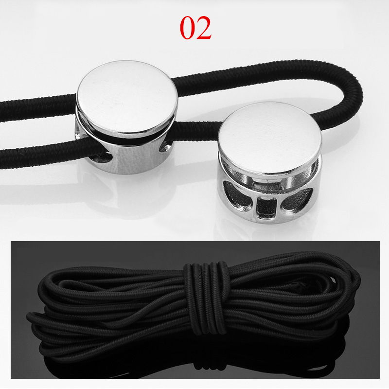 2PCS Clamp Stopper Cord Lock Toggle DIY Metal Apparel Sewing Accessories Spring Stop Hole Vintage Alloy (Black,Gunmetal): 02
