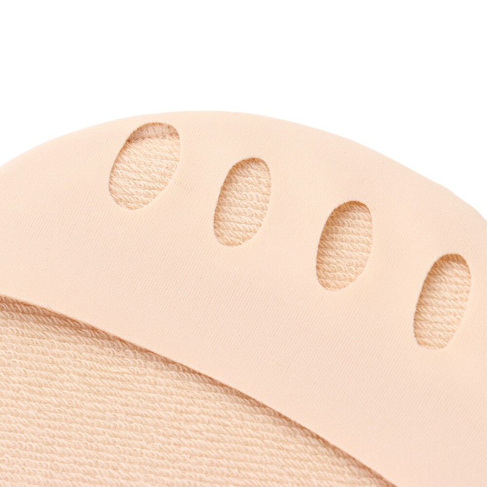 Honeycomb Non-Slip Toe Socks Forefoot Pad High Heels Invisible Socks Comfortable Half Insoles Pain Relief Foot Care