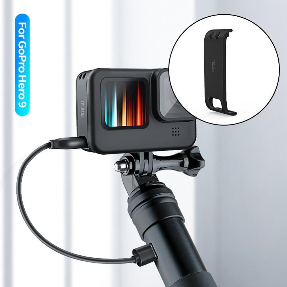 Funda protectora lateral negra para cámara deportiva GoPro Hero 9 accesorios para Cámaras Deportivas