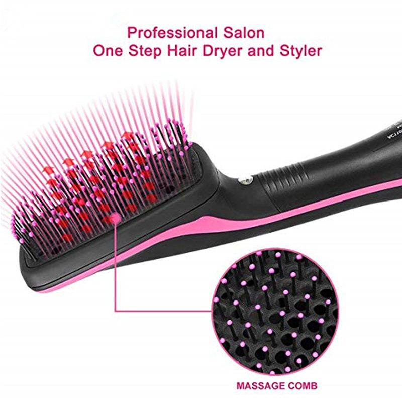 Heißluftgebläse Haartrockner Bürste Fön Pinsel Styler für rotierende Glättbürste Trockner Günstiger Haartrockner