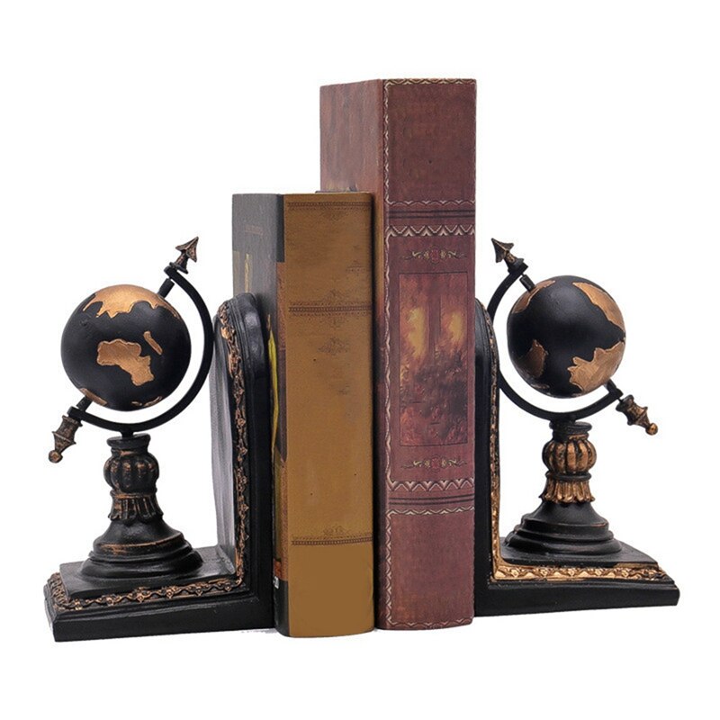 Retro Globe Boek Stand Boekenplank Kantoor Decoraties Kantoor Studie Boek Houder Boek Rest