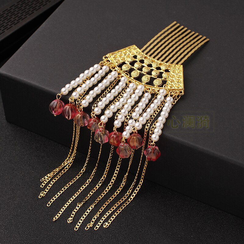 Horquilla de estilo antiguo Kanzashi, pinza para el pelo, accesorios para el cabello Chignon, Súper Hada, peluca clásica china salvaje hecha a mano, Cosplay