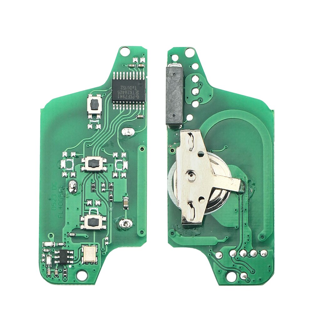 KEYYOU 2/3B FSK/ASK télécommande clé Circuit électronique pour Peugeot 207 307 407 408 308 pour Citroen Ce0523/Ce0536 avec ID46 PCF7961: Ce0523 ASK 3B