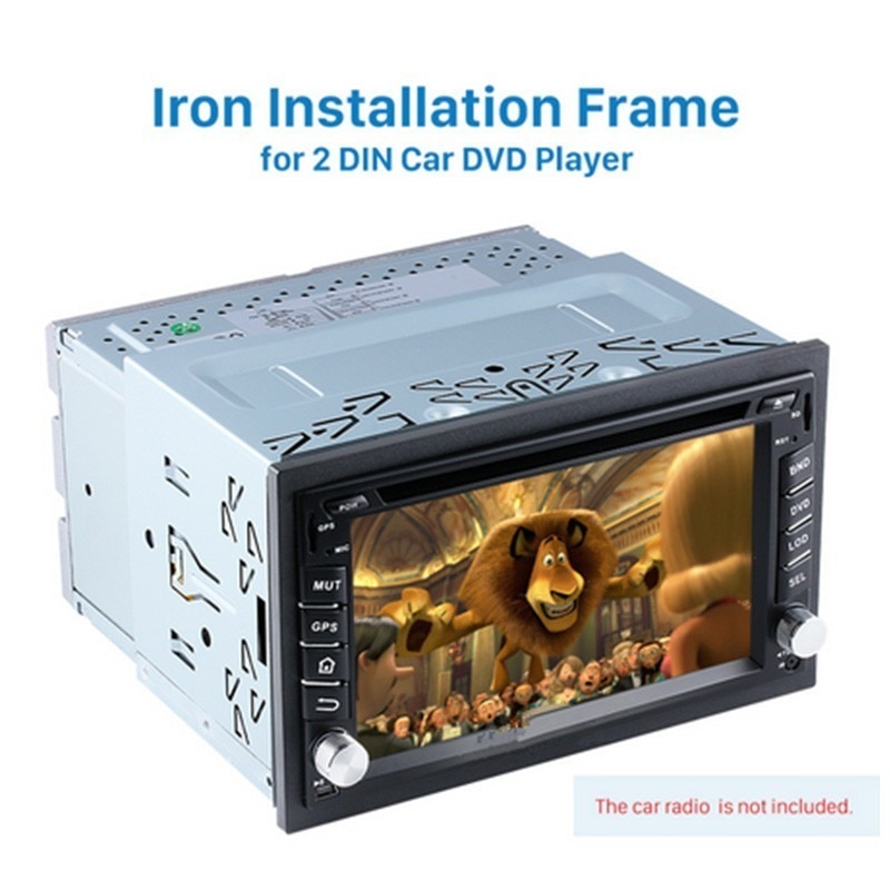2 din fittings kit radio hovedenhet installasjonsramme generelt 2 din fittings kit automotive radio player box