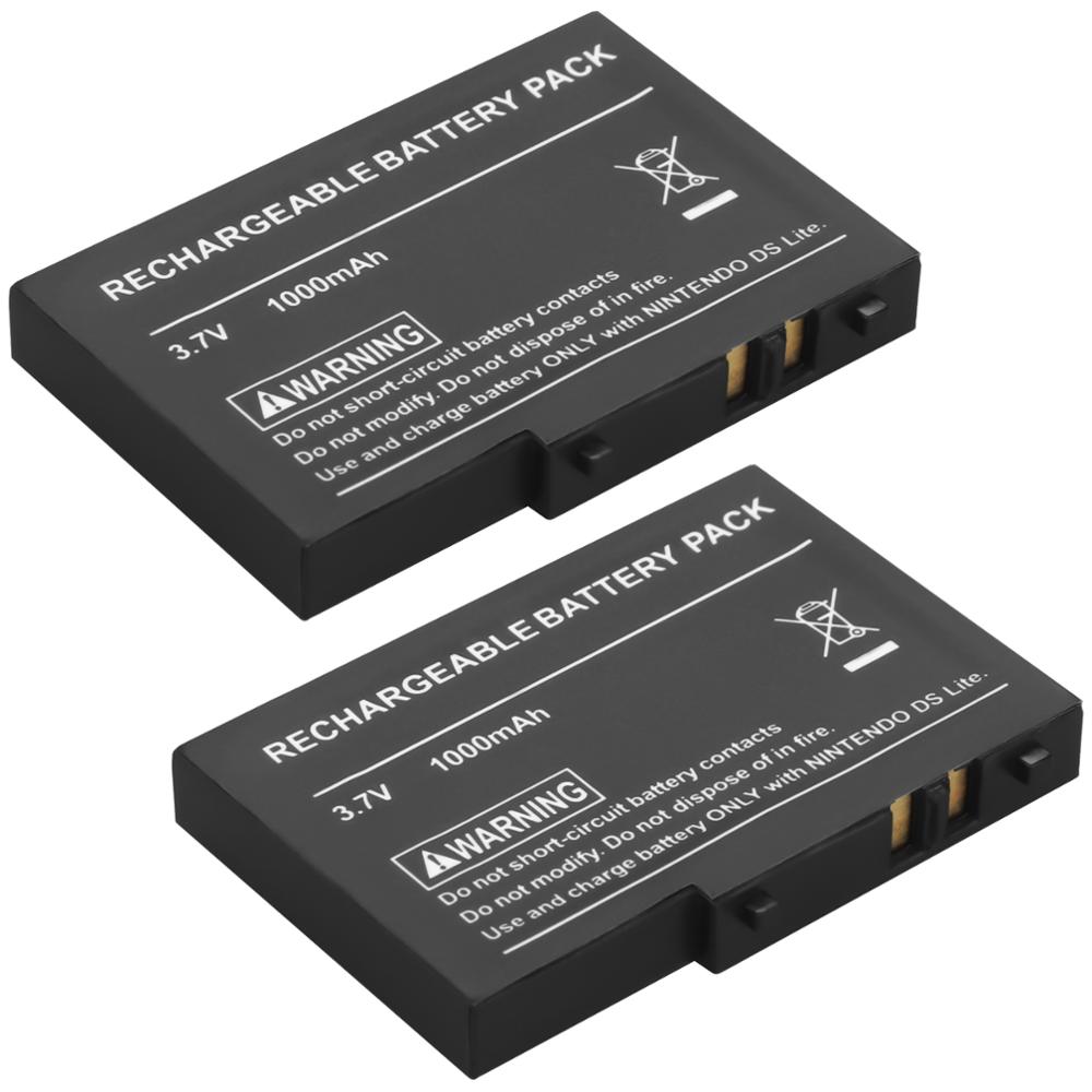 2pcs Li-ion Rechargeable Battery for NDS Lite for Nintendo DS Lite