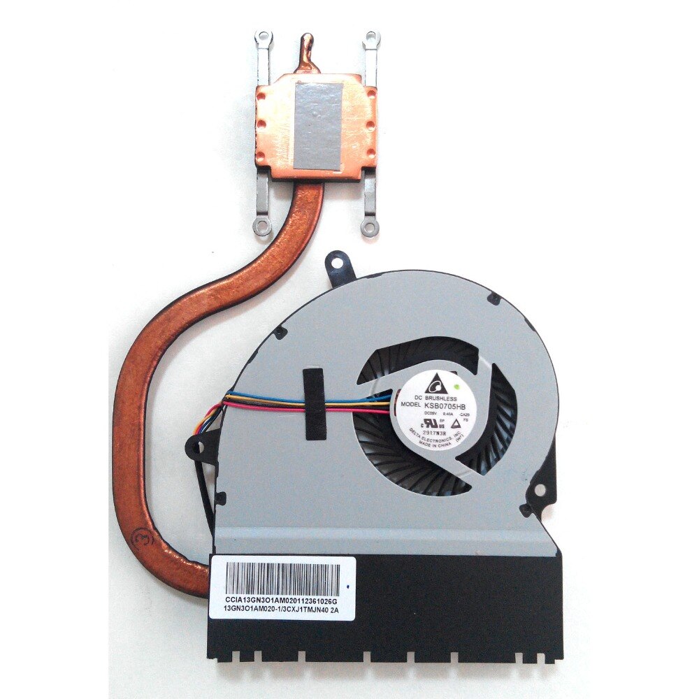 For Asus X401A X401A-BCL0705Y X401A-BHPDN37 X401A-BHPDN41 X401A-HCL122I Series Laptop CPU Fan With Heatsink 13GN3O1AM010-1