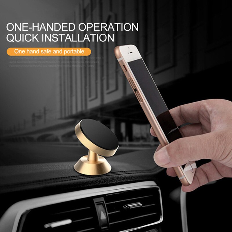 Mini supporto magnetico per telefono per auto supporto magnetico supporto universale per cruscotto per auto supporto per iPhone Samsung Xiaomi