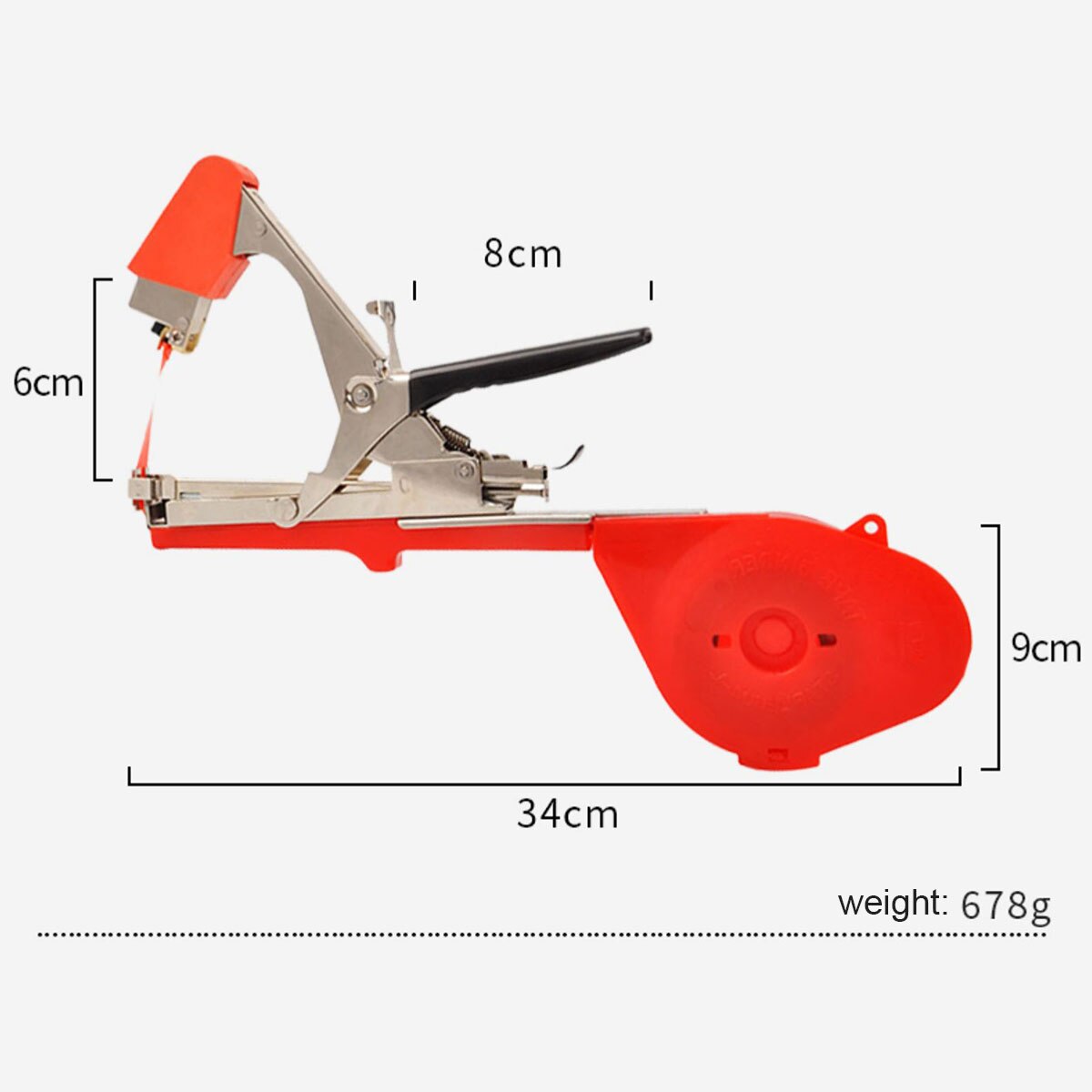 Plant Tying Machine Branch Tapener Adjustable Opening 5cm Max Plant Tie for Vine Garden Tool