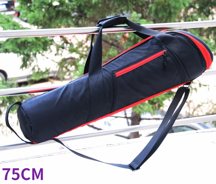 Bolsa de transporte para trípode de cámara, funda con soporte de luz de viaje, correa para el hombro, telescopio Monocular, bolsa para caña de pescar
