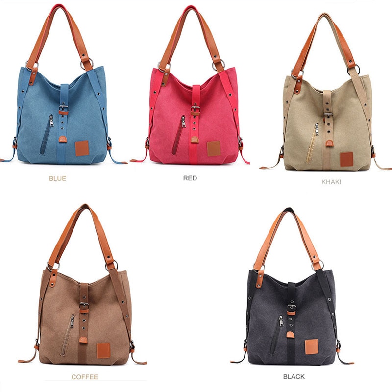 Canvas tas dames handtassen crossbody tas over de schouder vrijetijdstassen grote reistassen tassen voor dames