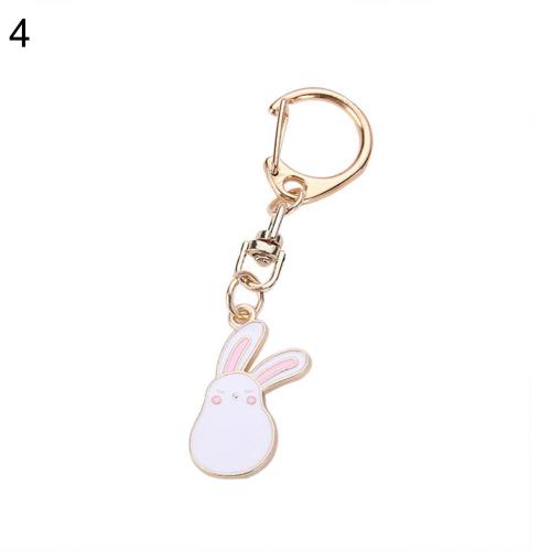 Llavero pequeño con de zanahoria, gato, pata de conejo, conejo, zanahoria, llavero de coche, colgante, bolsa, adorno, Decoración, de gato: 4