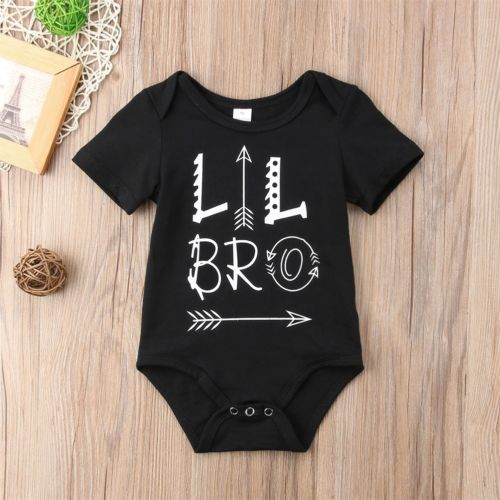 Neugeborenen Baby freundlicher Kleidung Spitzen Famliy Passenden Anzug groß Bruder T-Shirt Kleinen Bruder Bodys Junge 0-6 T