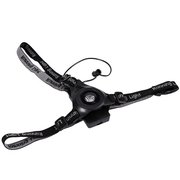 Outdoor Sport LED Night Running Light USB Rechargeable Chest Lamp Jogging Warning Light Cycling Torch
