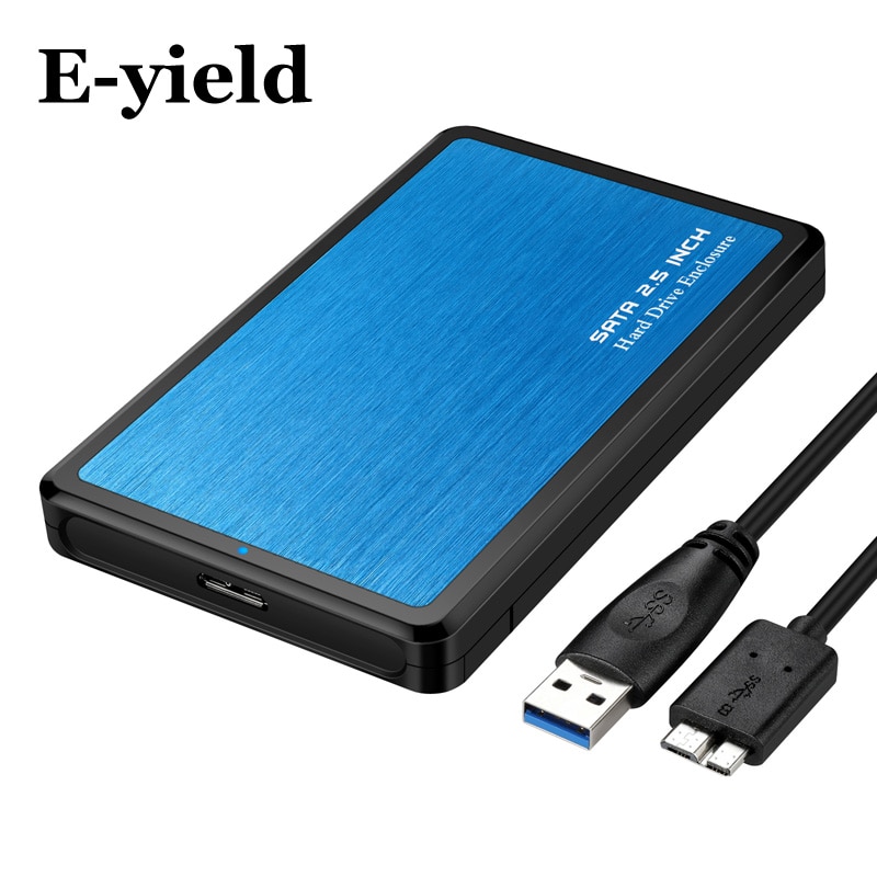 2.5 tums usb 3.0 to sata hdd fodral verktygsfritt stöd 6tb uasp protokoll hårddisk hölje aluminium & abs material