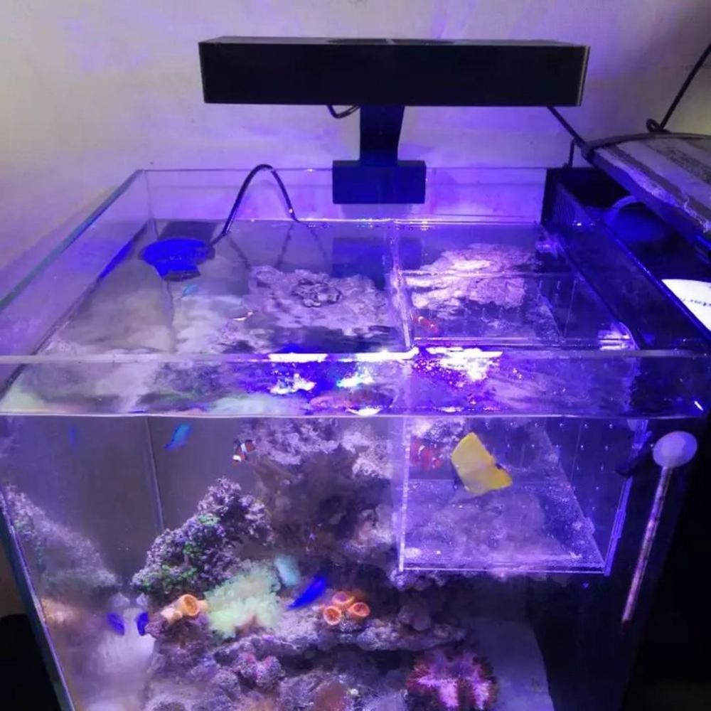 LED Spektren Nano Aquarium Licht 30W Salzwasser Beleuchtung mit berühren Kontrolle für Korallen Riff Aquarium UNS EU Stecker