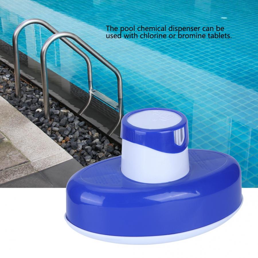 Chemical Dispenser 3 Inch Floating Swimming Pool Chlorine Tablet Chemical Dispenser Pool Equipment Accessories