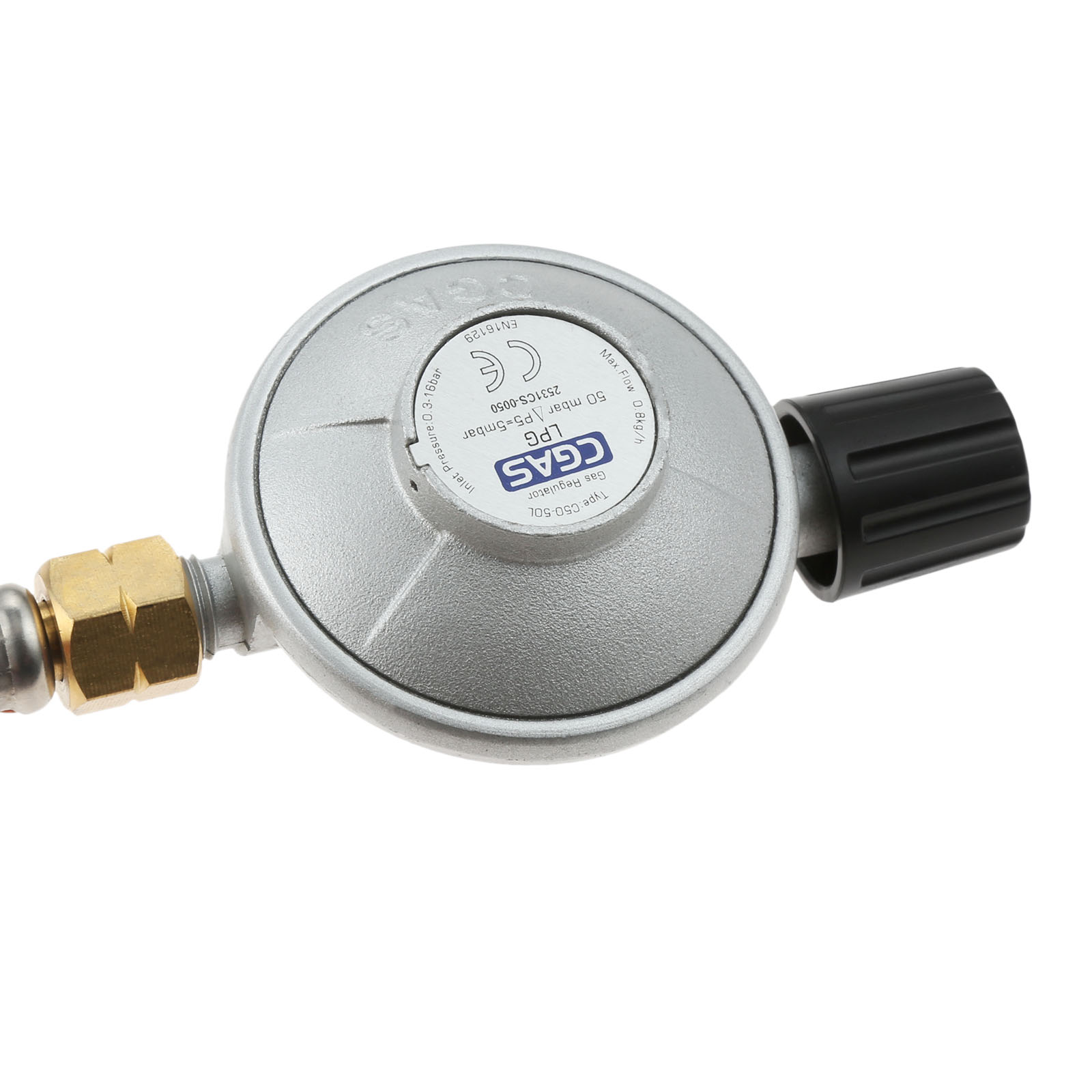 Camping Kachel Grills 1LB Propaan Fles & Kleine Butaan Cansiter Verstelbare Regulator 50Mbar Met Slang 31.5 "Lange G1/4" Links Draad
