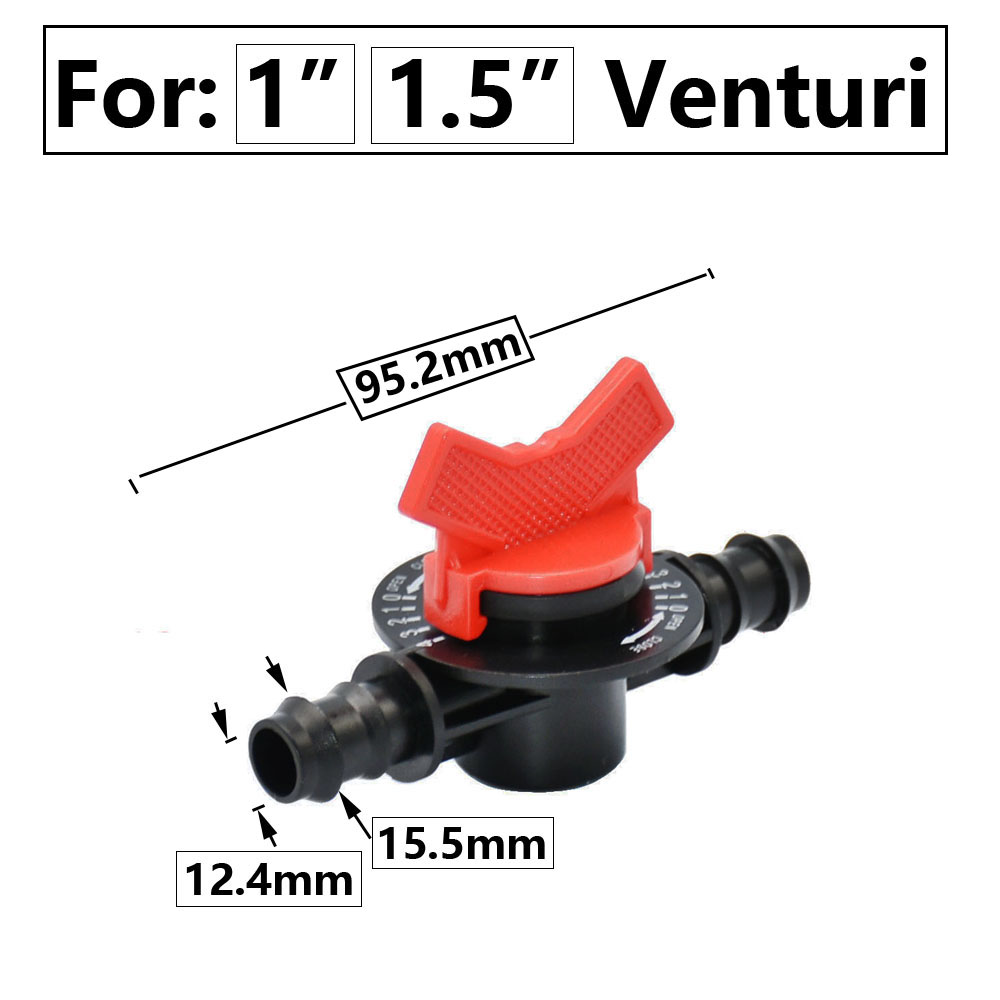Venturi-Düngersystem 1/2 3/4 1 1,5 Zoll Bewässerung Venturi Automatischer Dünger Injektor Dünger Spritzenventilfilter: green