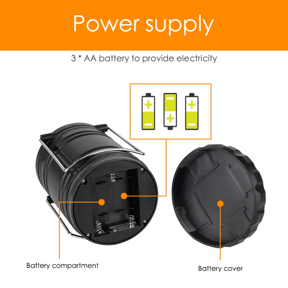 Inklapbare 30 LED Camping Lantaarn Outdoor Draagbare Verlichting Water Slip Opknoping Tent Zaklamp Camping Verlichting Lamp