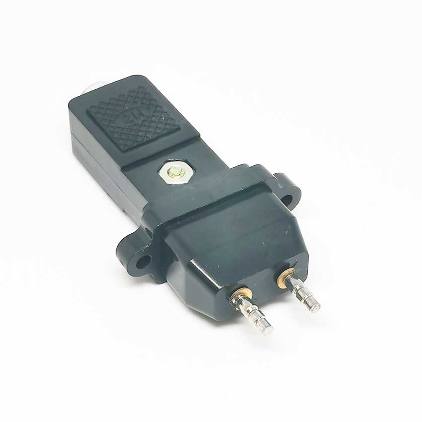 2pcs ac power socket Wire Connector 10A 250VAC: black