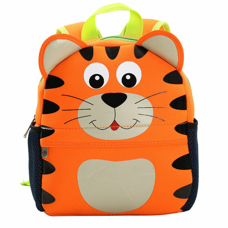 Nuevas mochilas de animales 3D para niños, mochila de de para niñas y niños, mochilas escolares de neopreno para niños, bolsas de dibujos animados de jardín de infantes: 1