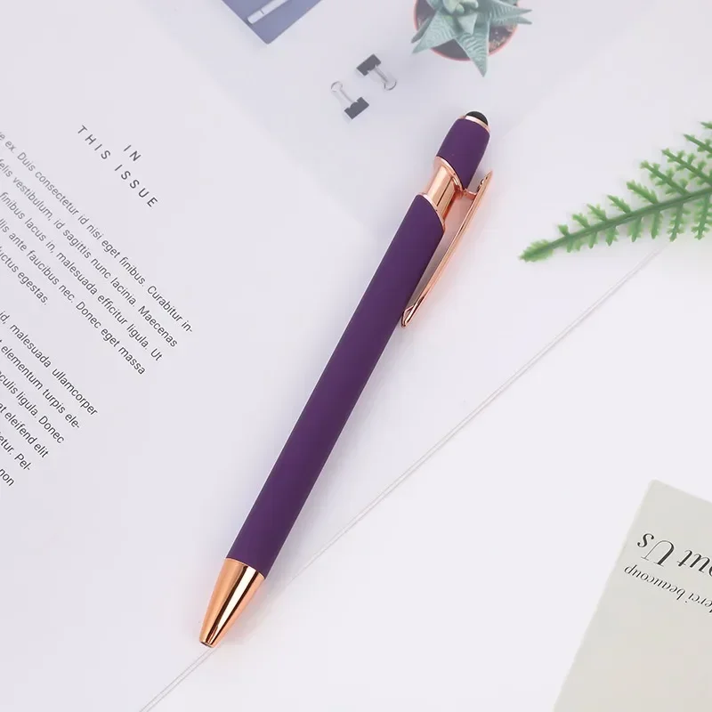 50 Stück leere Metallstifte, Aluminium-Kugelschreiber, Multifunktionsstift, Geschenkstifte: Schokolade