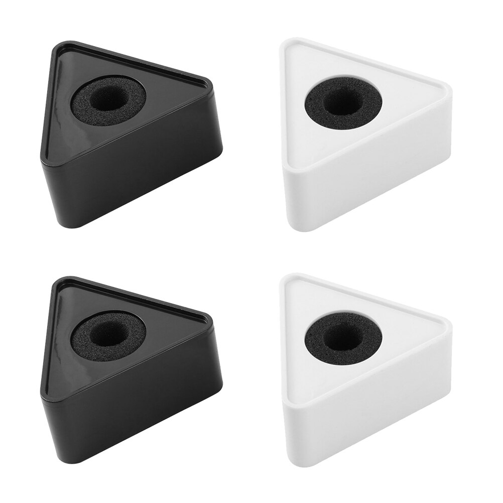 NUOBESTY Lot De 2 Stations De Microphone Portables En ABS Moulé Par Injection En Forme De Cube Carré Pour Entretien, Noir