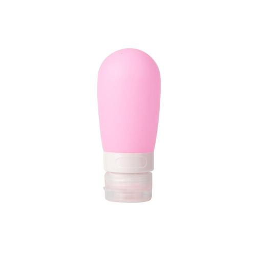 Portable Silicone Travel Bottle Lotion Shampoo Cosmetic Empty Mini Container Refillable Bottles & Accessories: Pink / 60ml