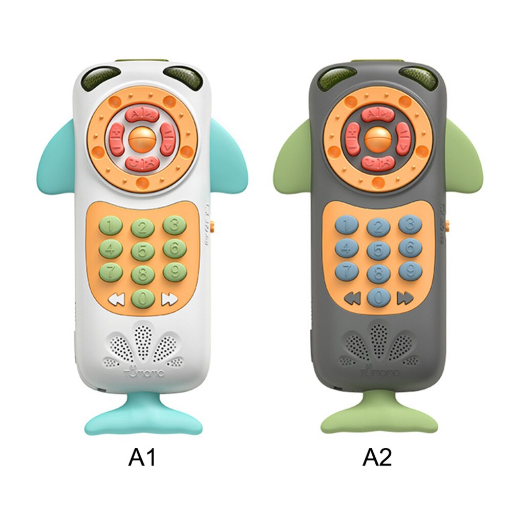 Baby Speelgoed Muziek Smart Cellphone Mobiele Telefoon Early Educatief Machine Elektrische Telefoon Model Machine Speelgoed J75
