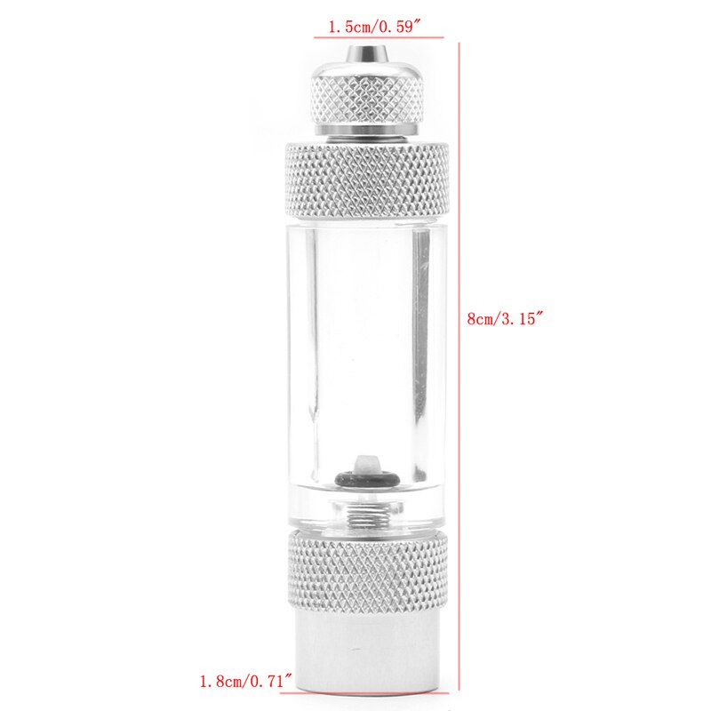 Aquarium Check Valve-Regulator Diffuser CO2 Bubble Counter Single/Dual Head: Single Head