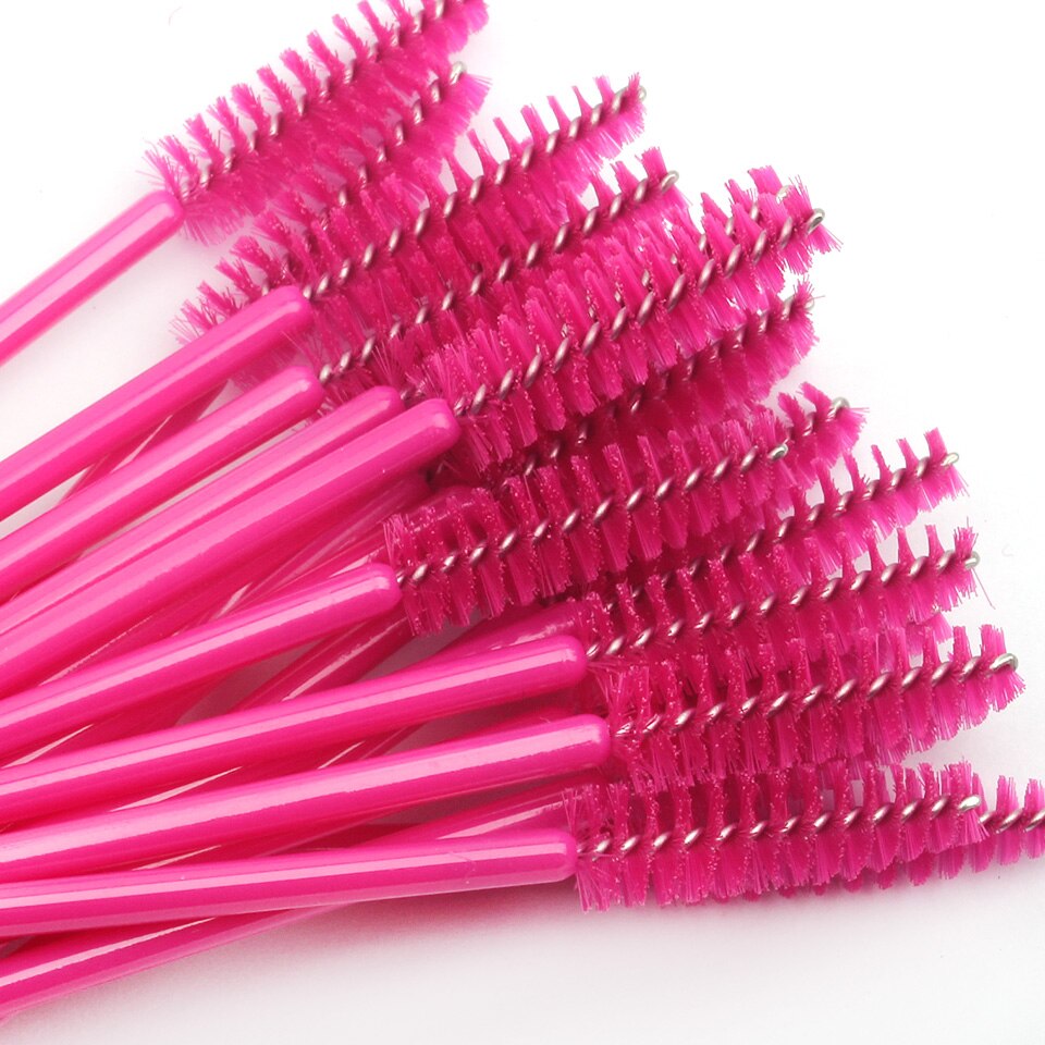 50/100 PIÈCES Cils Brosse Faux Cils Brosse Mascara Cils Maquillage Brosse Mascara Pinceaux Jetables pour 3D Volume Cils
