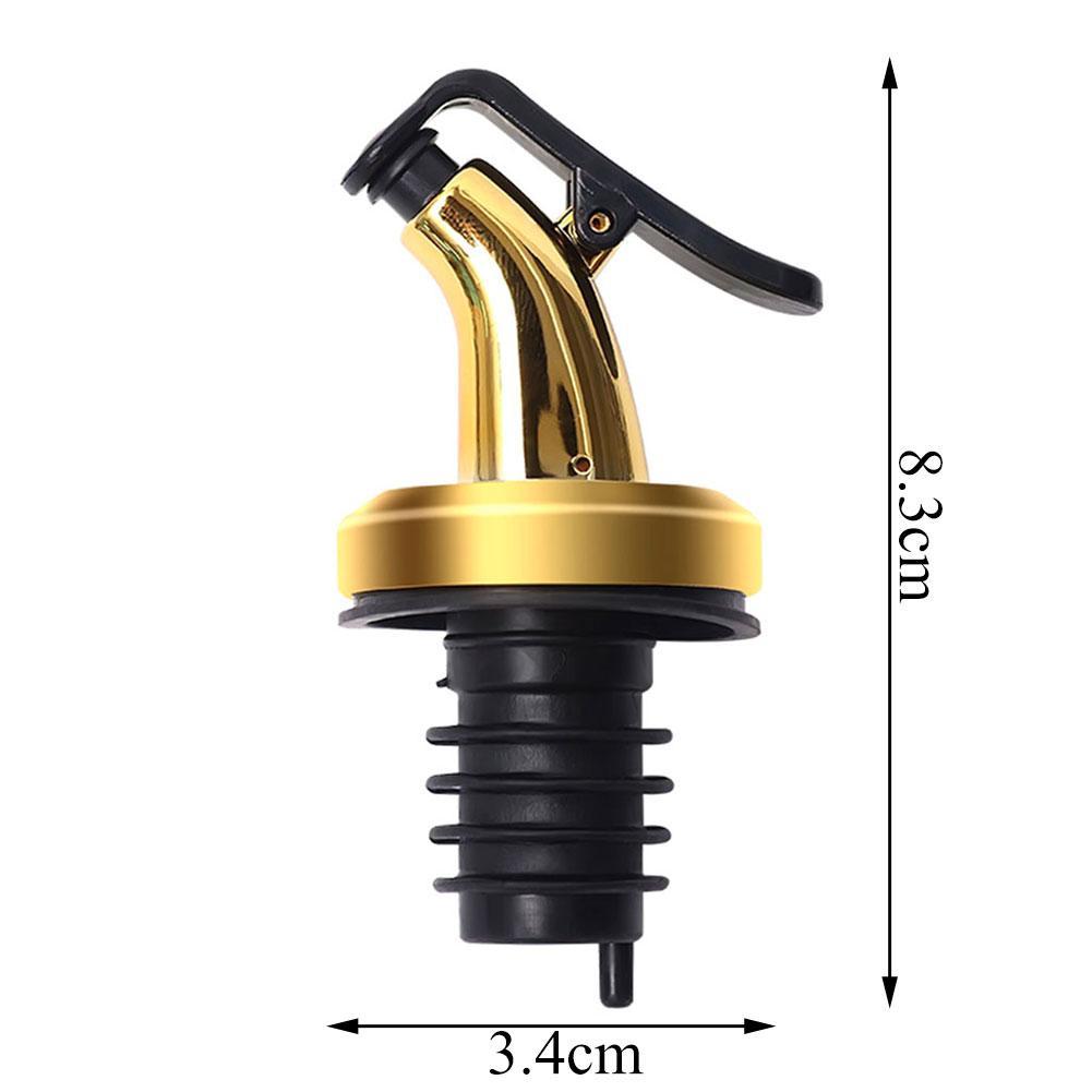 Flasche Ausgießer Leck nachweisen Auslauf Stopper Spender Olivenöl Spritzgerät Alkohol Fluss einstellen Wein kippen Küche Werkzeuge Öl Spritzgerät Spender: etwa 8.3 x3.4 cm