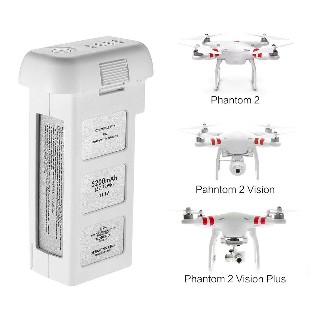 Battery For DJI Phantom 2 Vision+ Plus Drone Quadcopter Flight 5200mAh 11.1V
