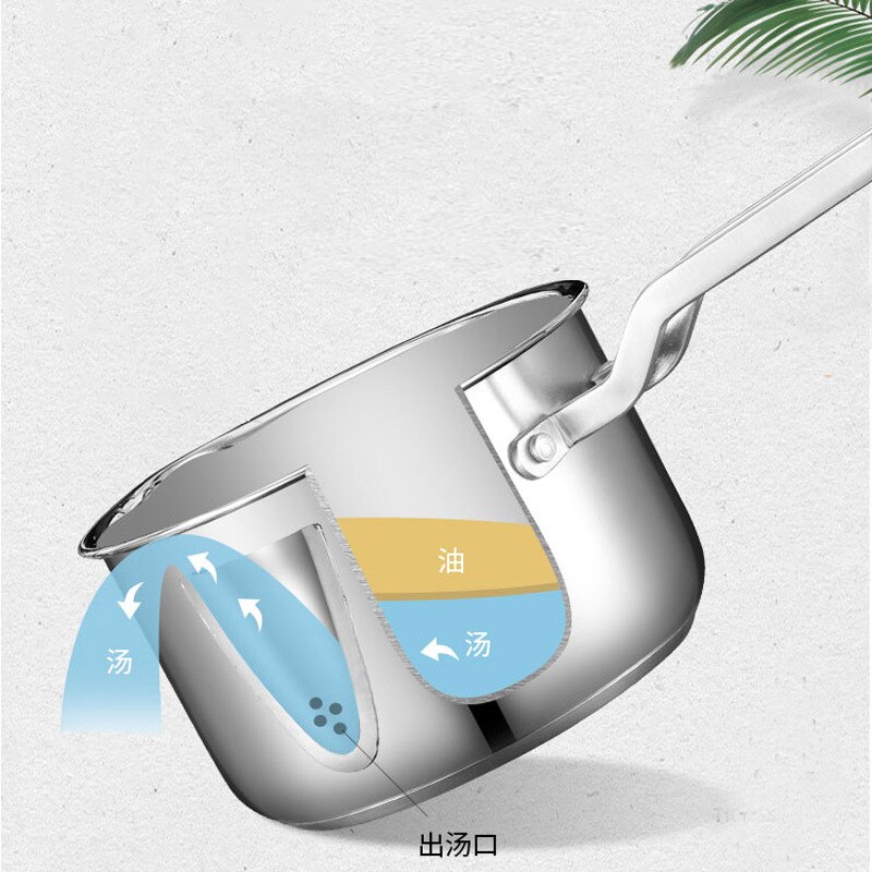 type separation pot, eagle mouth double guide pot, stainless steel, fast heating and wear-resistant