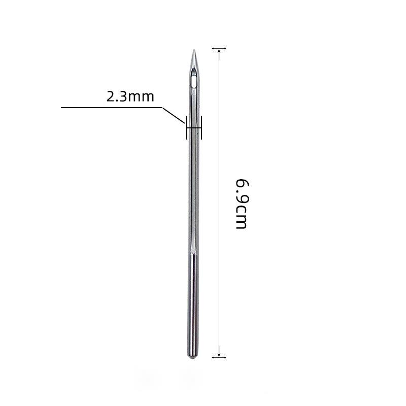 Leather Sewing Kit DIY Leather Sewing Awl Needle With Copper Handle Set Leather Canvas Tent Shoes Repairing Tool W/Nylon Thread: DARK GRAY