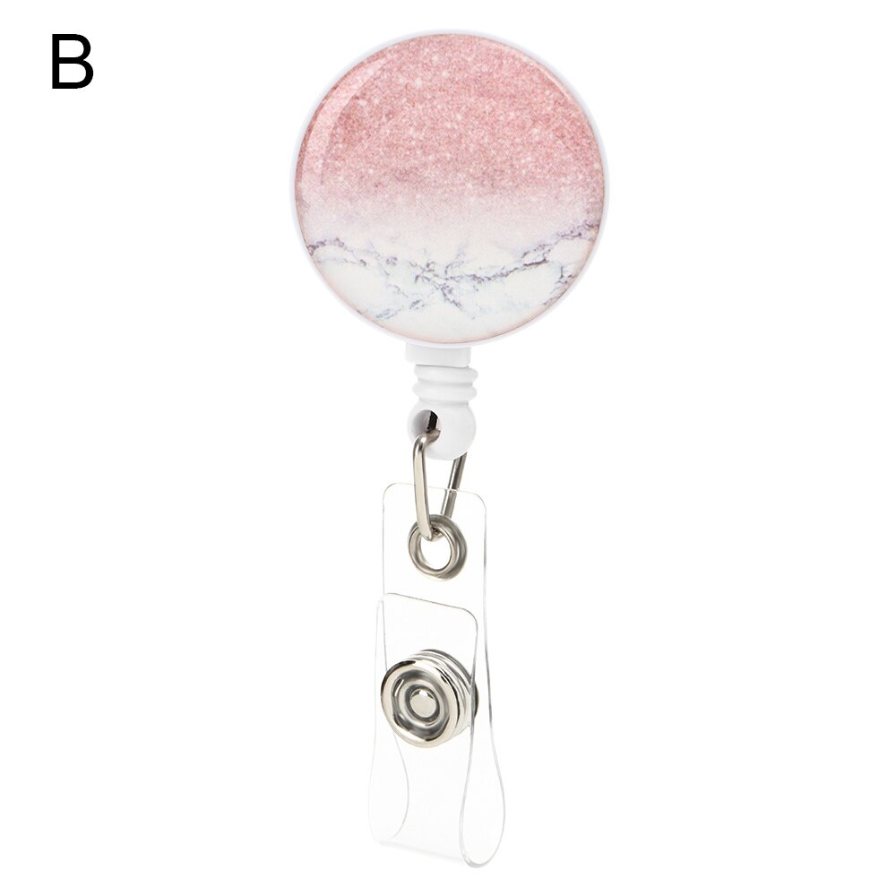 Porte-Badge rétractable d'infirmière, porte-Badge de nom d'infirmière, porte-carte d'identité drôle, pince pivotante, pour étiquette de nom de travail, fourniture de bureau, 1 pièce